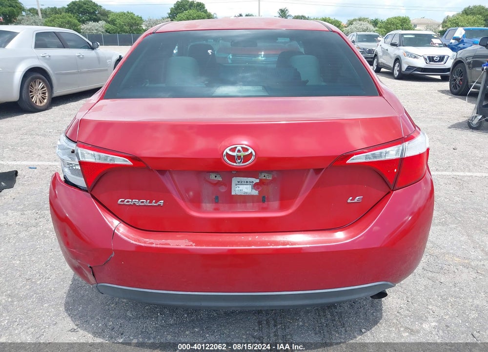 2014 TOYOTA COROLLA VIN: 5YFBURHE0EP123702