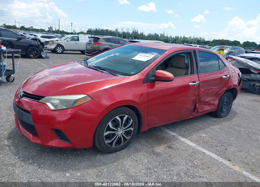 2014 TOYOTA COROLLA VIN: 5YFBURHE0EP123702