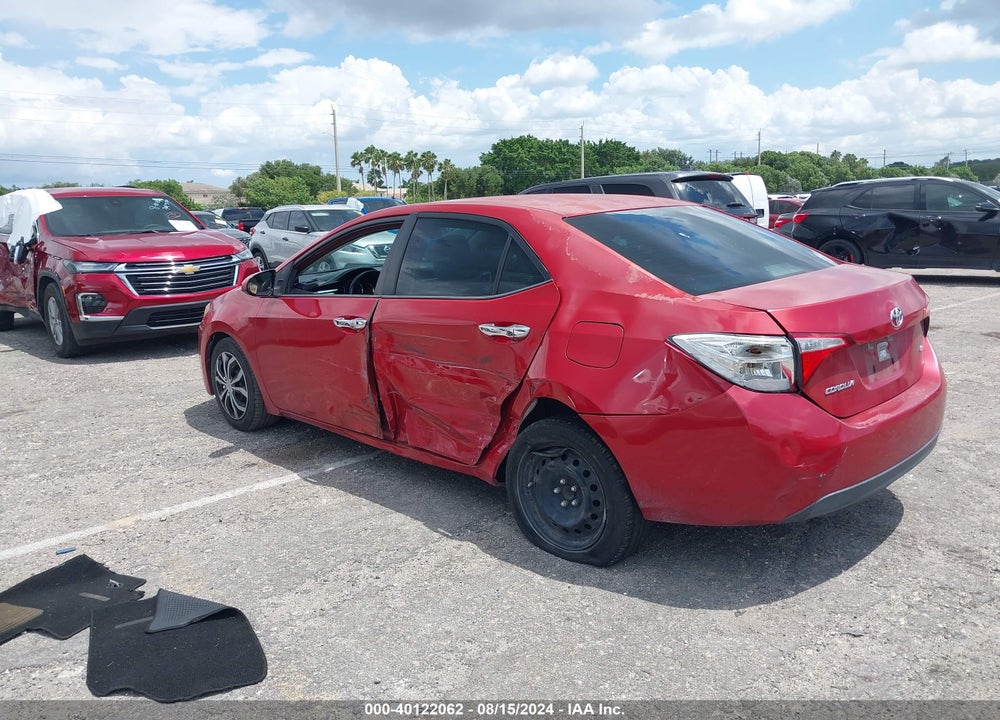 2014 TOYOTA COROLLA VIN: 5YFBURHE0EP123702