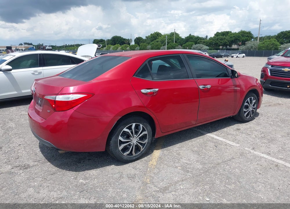 2014 TOYOTA COROLLA VIN: 5YFBURHE0EP123702