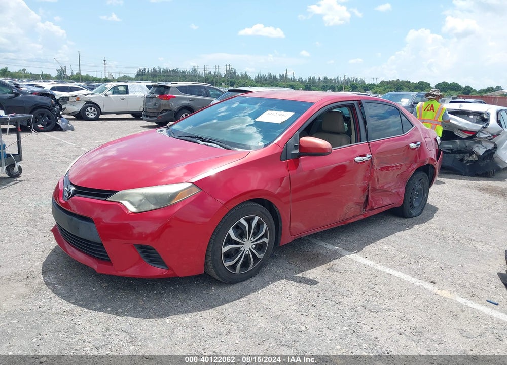 2014 TOYOTA COROLLA VIN: 5YFBURHE0EP123702