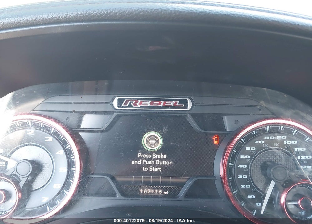 2019 RAM 1500 REBEL QUAD CAB 4X4 6'4 BOX VIN: 1C6SRFET8KN826290