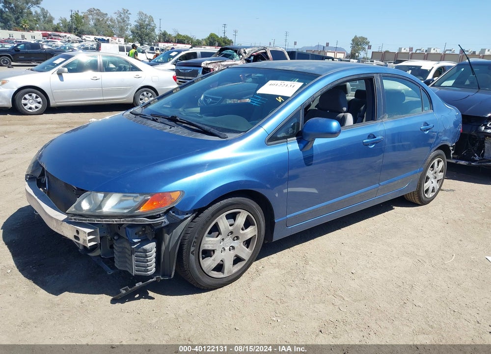 2008 HONDA CIVIC SDN LX VIN: JHMFA16558S001627