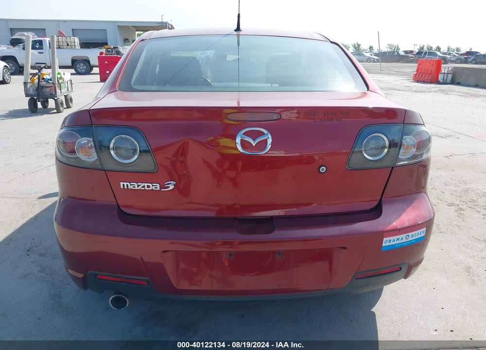 2008 MAZDA 3 I TOURING VALUE VIN: JM1BK32GX81122062