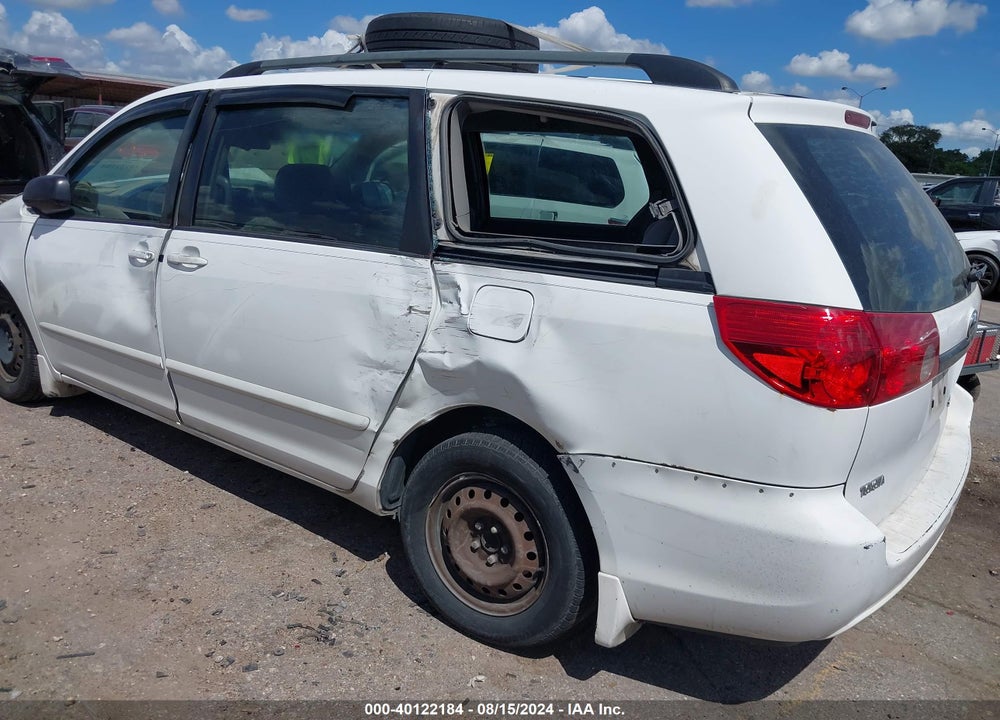 2007 TOYOTA SIENNA CE VIN: 5TDZK23C97S064855