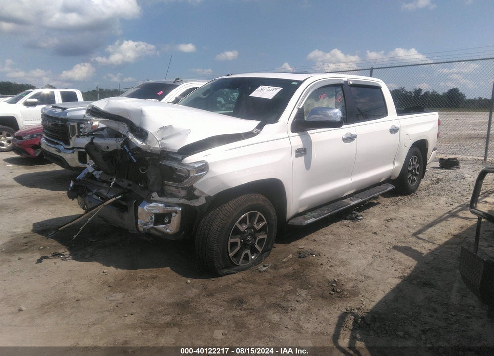 2018 TOYOTA TUNDRA 1794 5.7L V8 VIN: 5TFGY5F14JX243193