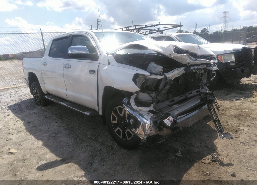 2018 TOYOTA TUNDRA 1794 5.7L V8 VIN: 5TFGY5F14JX243193