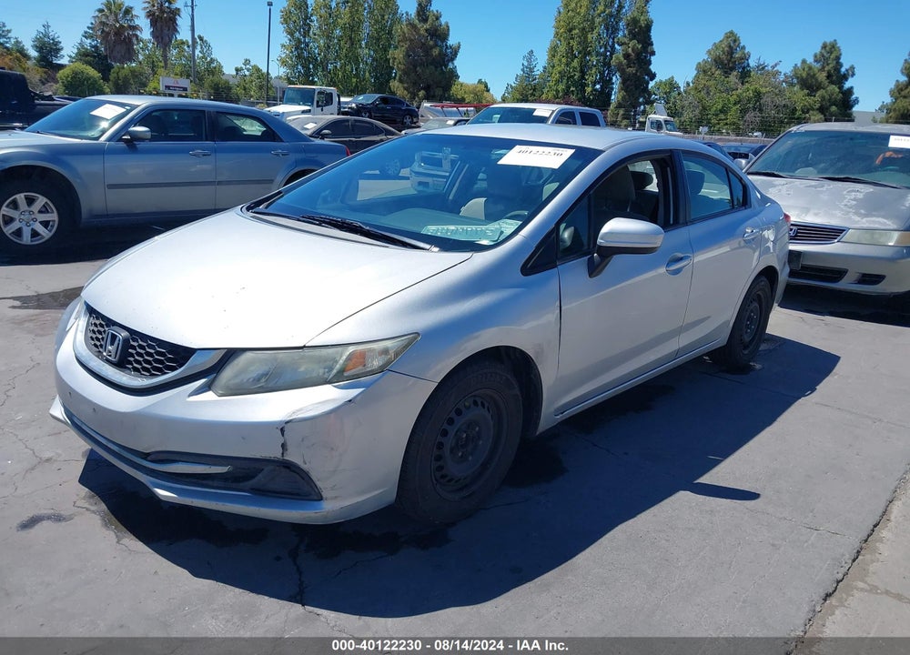 2015 HONDA CIVIC LX VIN: 2HGFB2F51FH537016