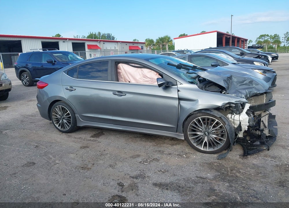2017 HYUNDAI ELANTRA SPORT VIN: KMHD04LB1HU355748