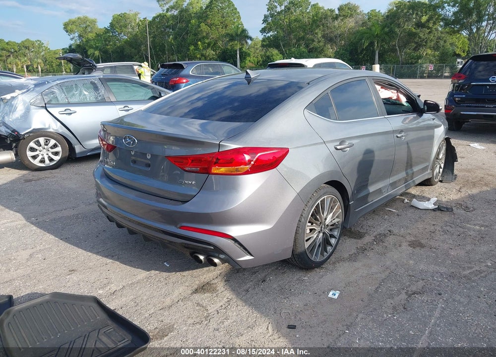 2017 HYUNDAI ELANTRA SPORT VIN: KMHD04LB1HU355748