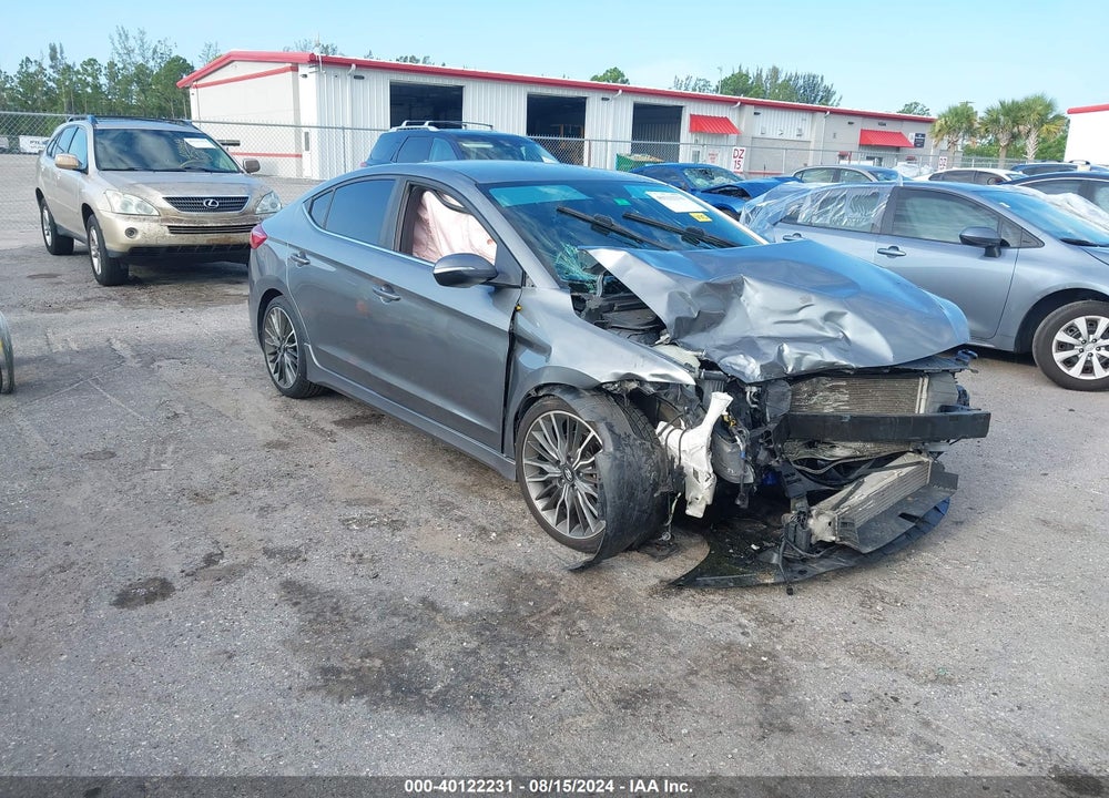 2017 HYUNDAI ELANTRA SPORT VIN: KMHD04LB1HU355748