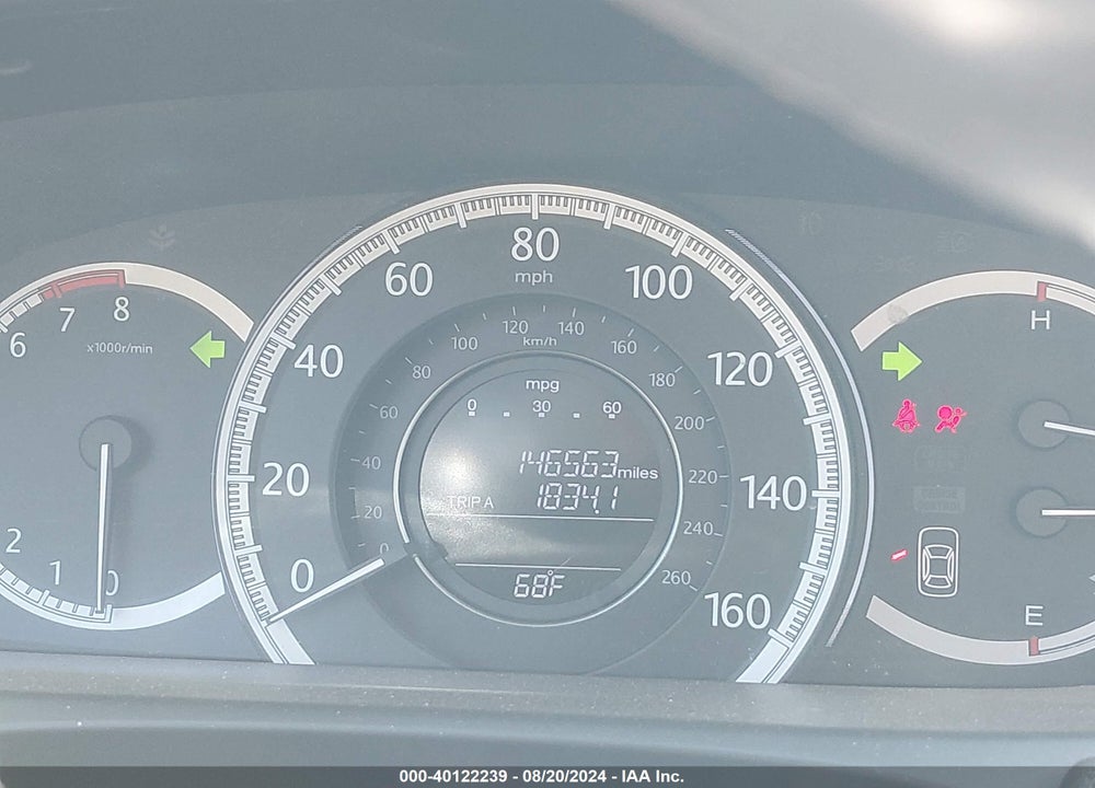 2013 HONDA ACCORD EX-L VIN: 1HGCR2F84DA180581