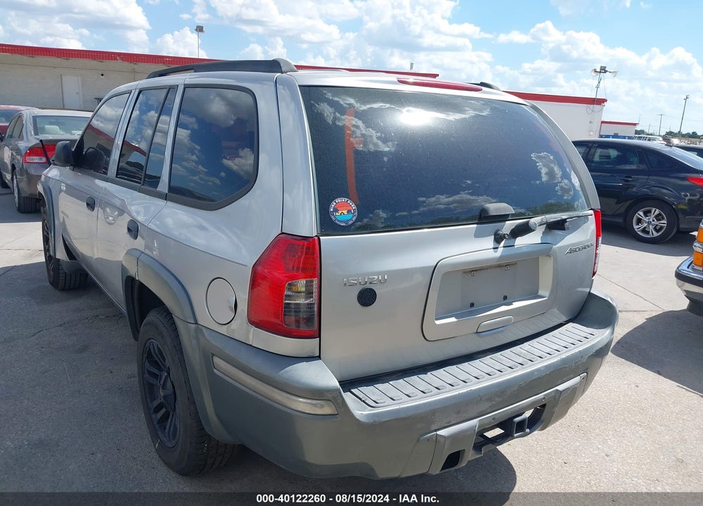 2008 ISUZU ASCENDER S VIN: 4NUDS13S182700418