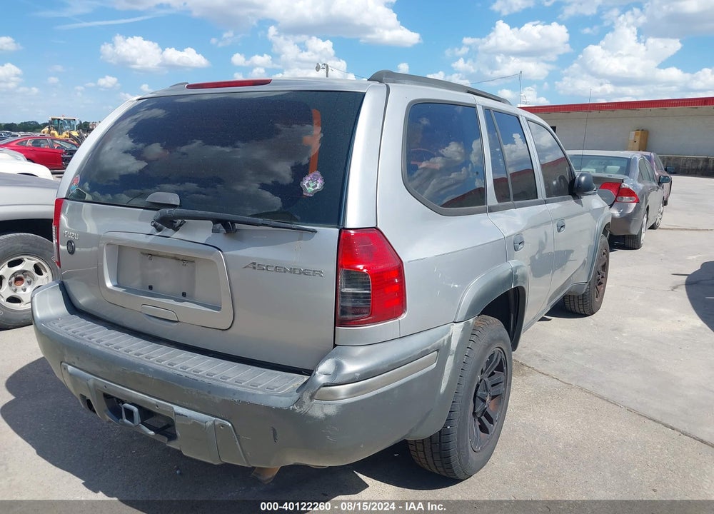 2008 ISUZU ASCENDER S VIN: 4NUDS13S182700418