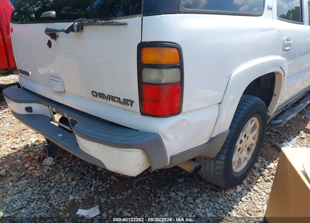 2005 CHEVROLET TAHOE Z71 VIN: 1GNEK13T45R252582