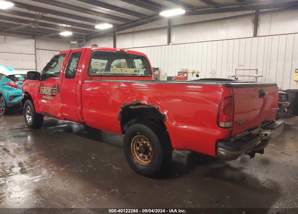2004 FORD F-250 LARIAT/XL/XLT VIN: 1FTNX21L34EB70755