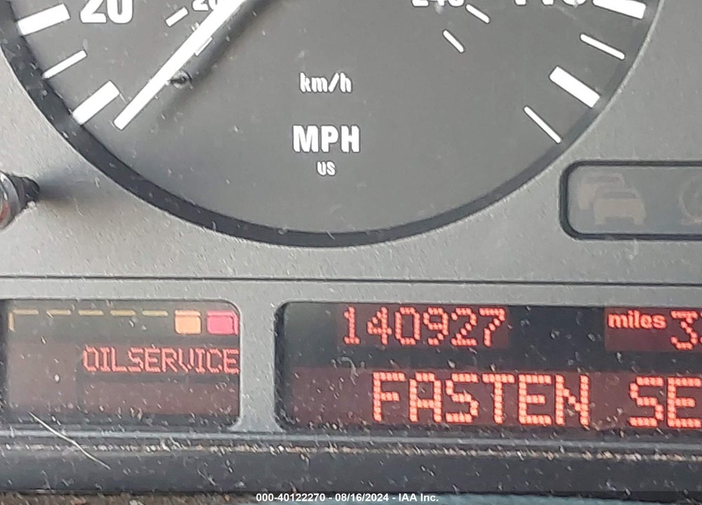 2000 BMW 740IL VIN: WBAGH8349YDP13260