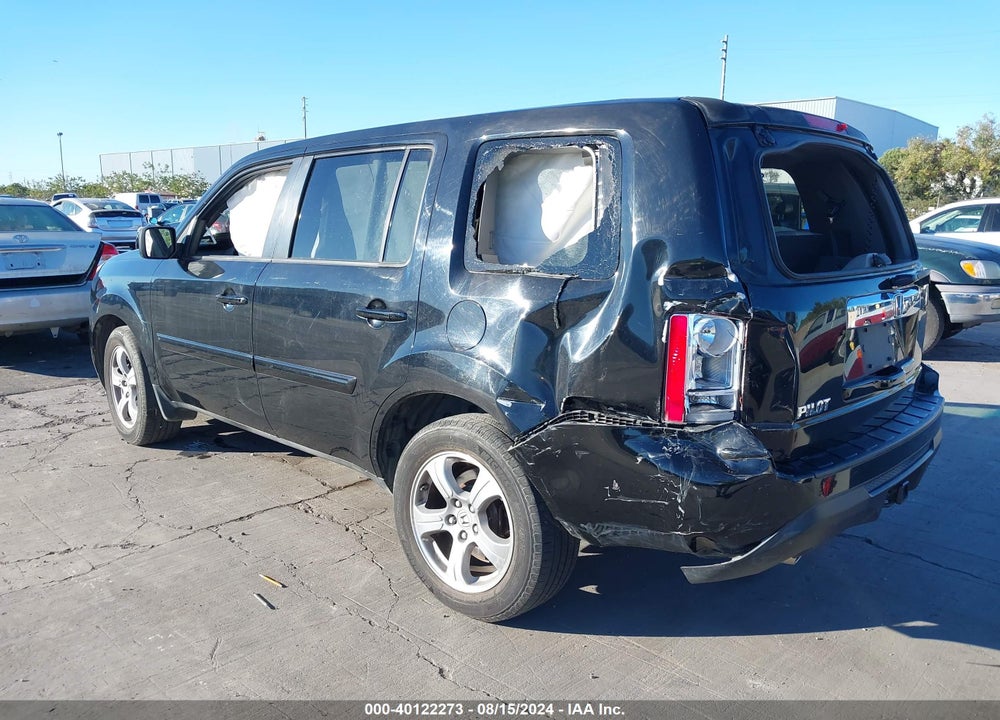 2013 HONDA PILOT EX-L VIN: 5FNYF3H5XDB033565