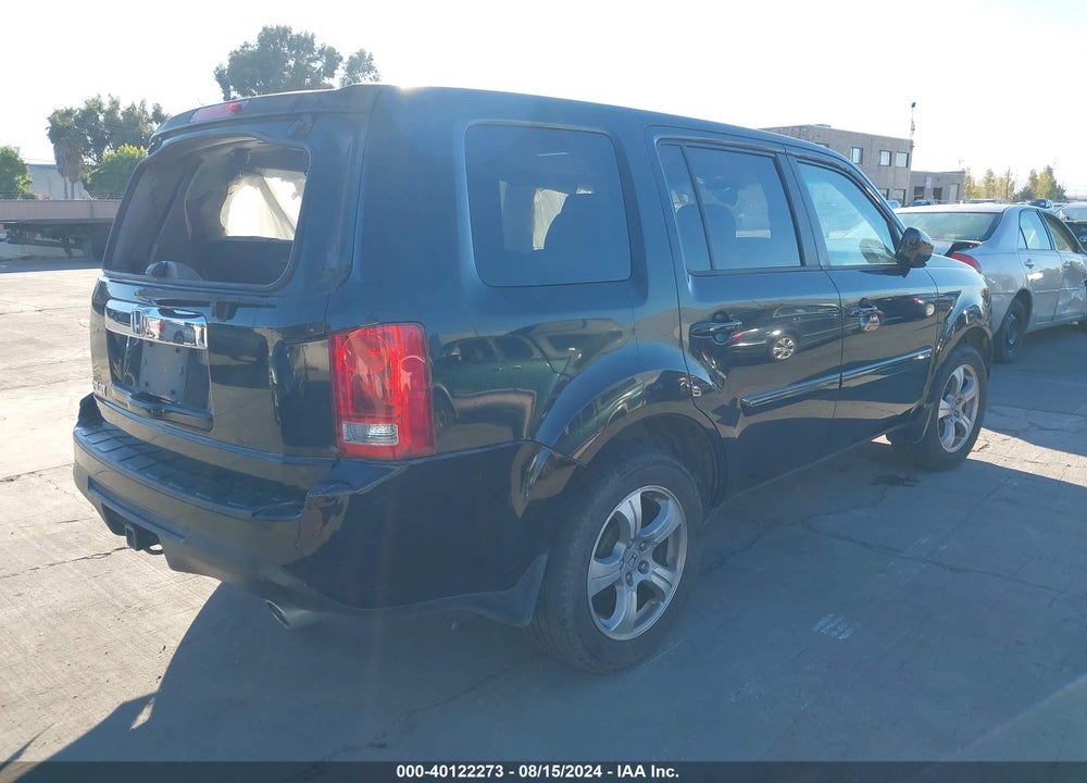 2013 HONDA PILOT EX-L VIN: 5FNYF3H5XDB033565