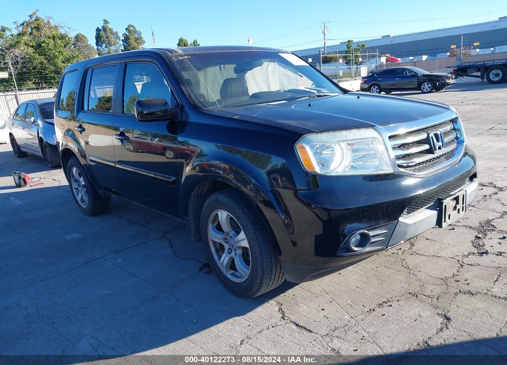 2013 HONDA PILOT EX-L VIN: 5FNYF3H5XDB033565