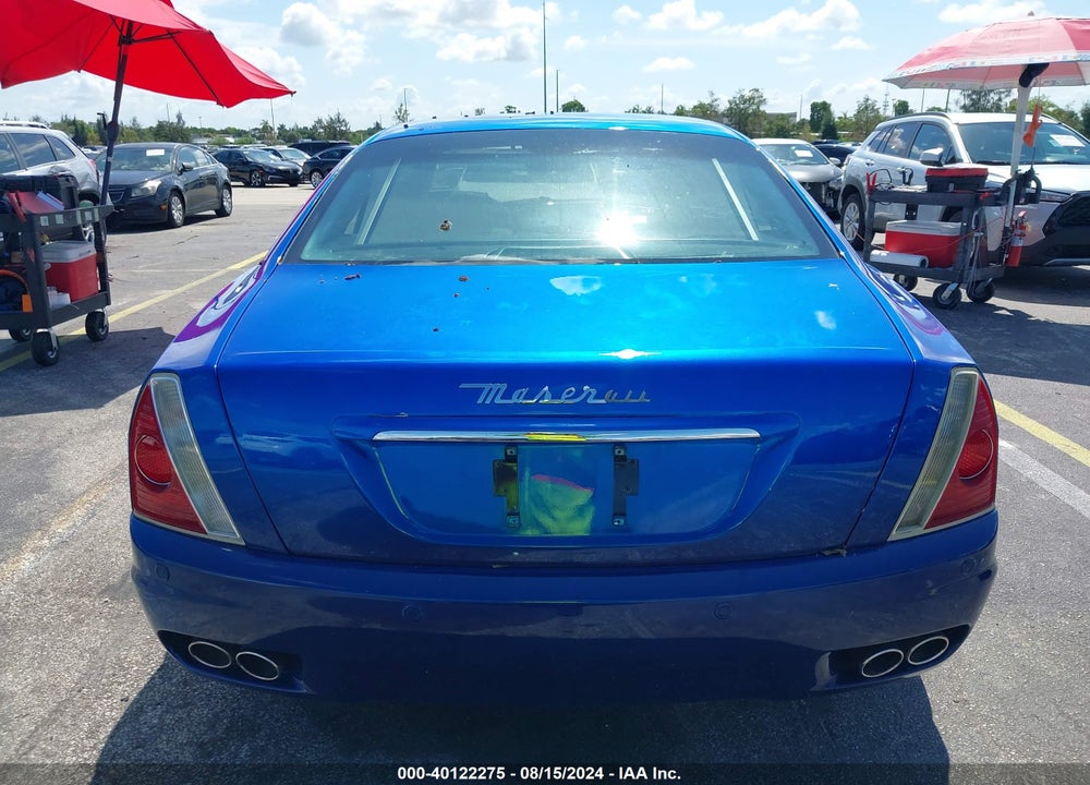 2007 MASERATI QUATTROPORTE BASE DUOSELECT/EXECUTIVE DUOSELECT/SPORT GT DUOSELECT VIN: ZAMCE39A570028183