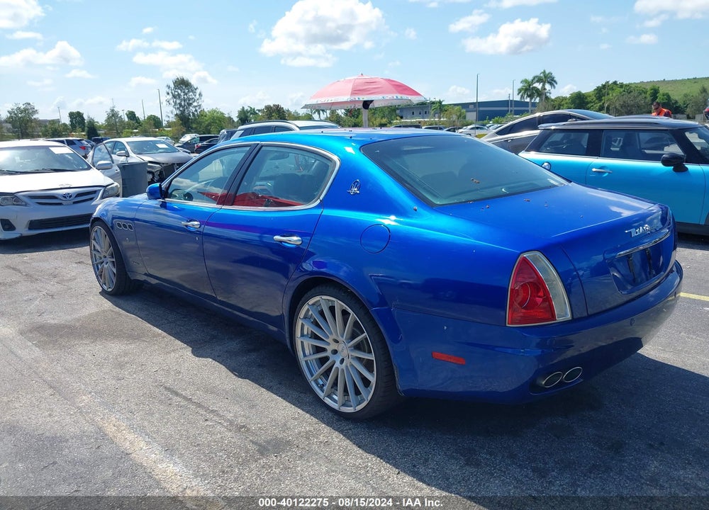 2007 MASERATI QUATTROPORTE BASE DUOSELECT/EXECUTIVE DUOSELECT/SPORT GT DUOSELECT VIN: ZAMCE39A570028183