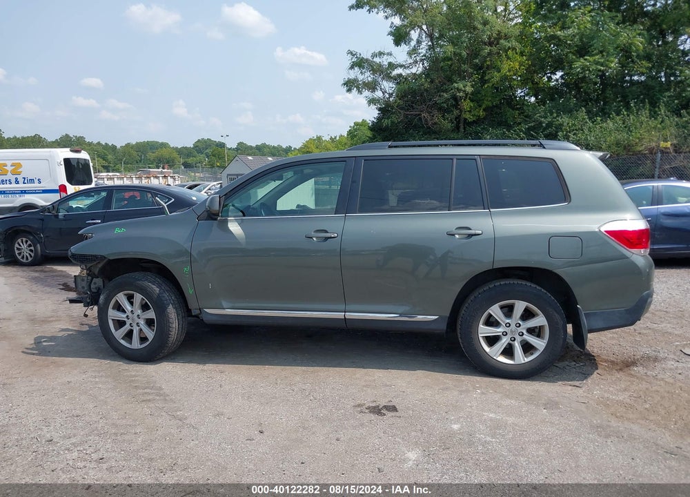 2013 TOYOTA HIGHLANDER BASE PLUS V6 VIN: 5TDBK3EH4DS192934