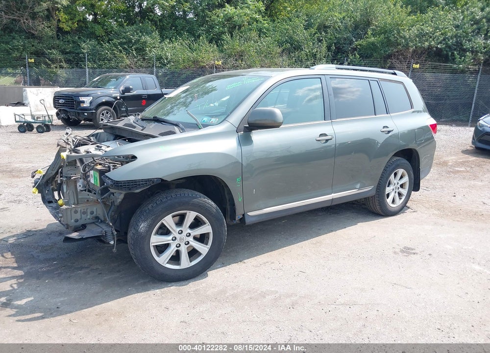 2013 TOYOTA HIGHLANDER BASE PLUS V6 VIN: 5TDBK3EH4DS192934