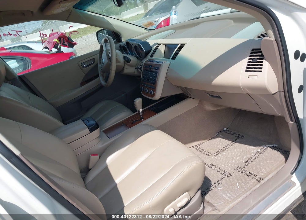 2007 NISSAN MURANO SL VIN: JN8AZ08T97W528768