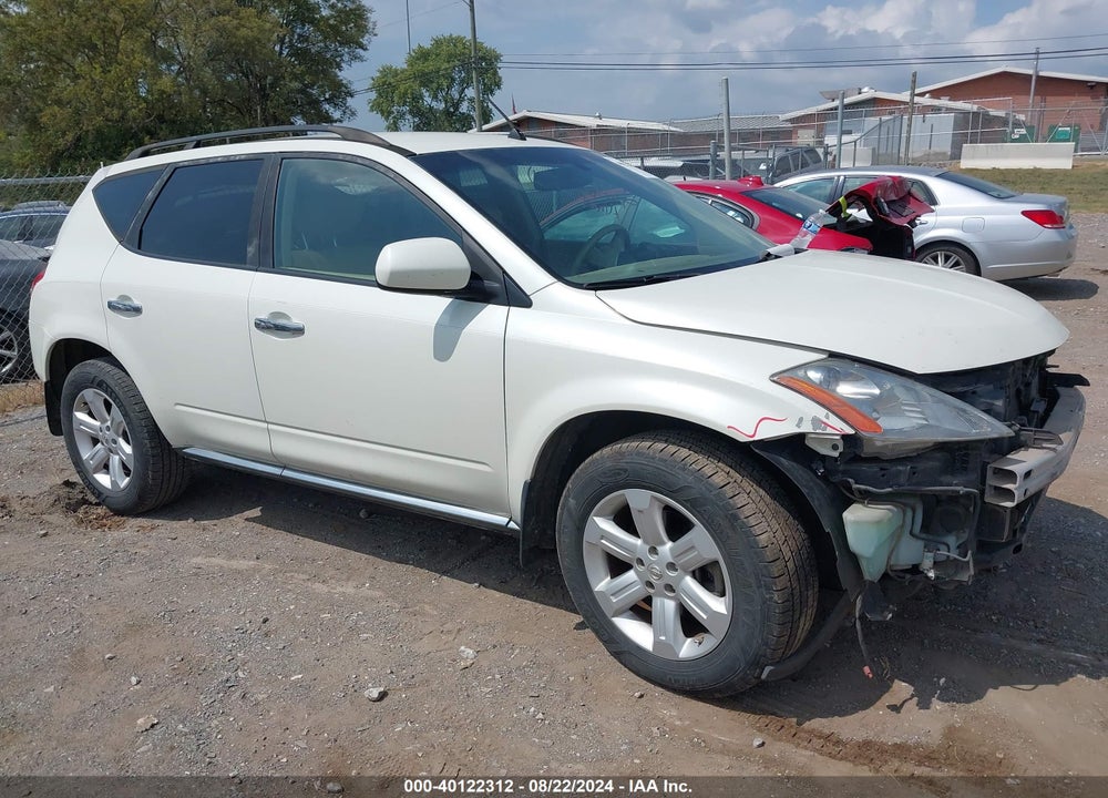 2007 NISSAN MURANO SL VIN: JN8AZ08T97W528768