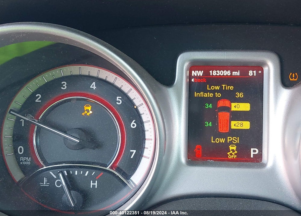2014 DODGE JOURNEY SXT VIN: 3C4PDDBG8ET194534