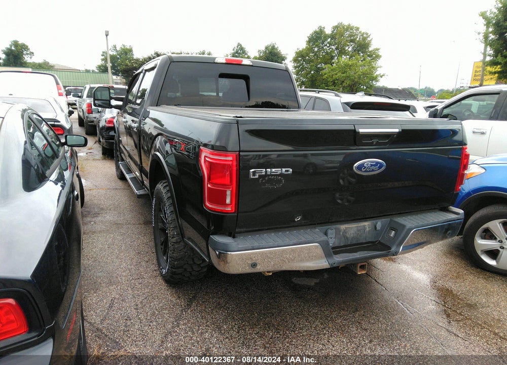 2015 FORD F-150 LARIAT VIN: 1FTFW1EG7FKD74722