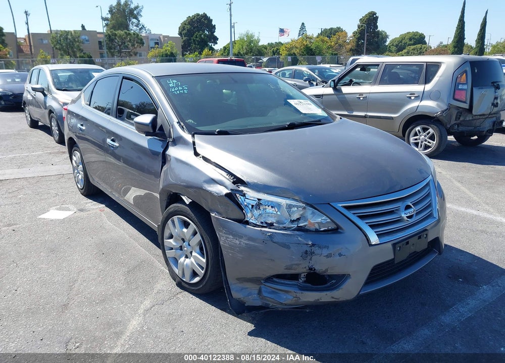 2015 NISSAN SENTRA SV VIN: 3N1AB7AP4FY277545
