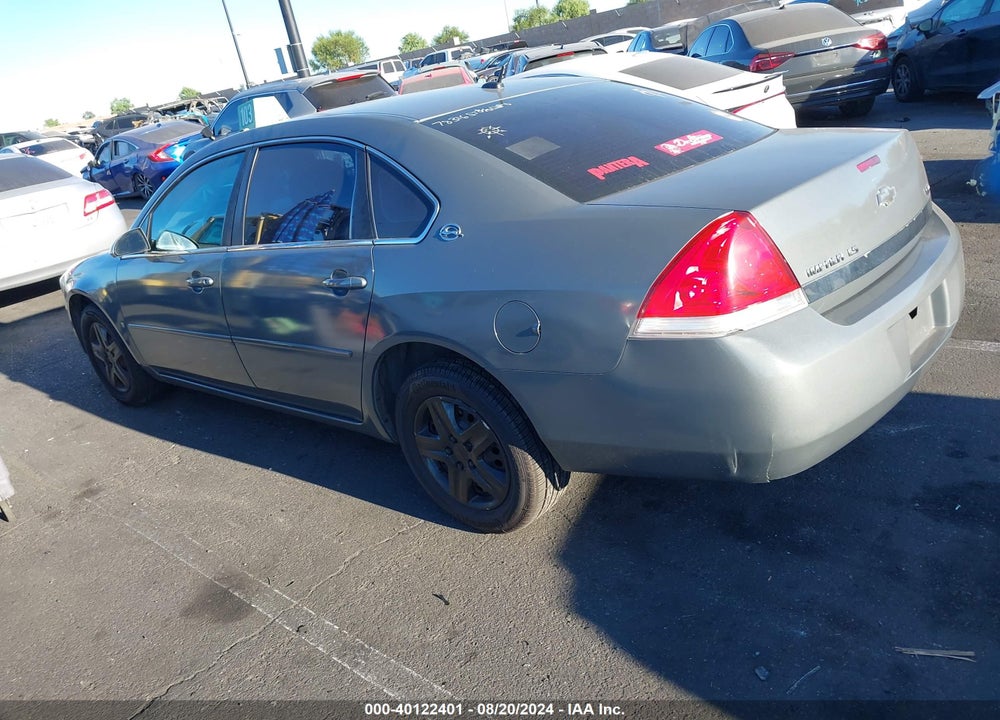 2007 CHEVROLET IMPALA LS VIN: 2G1WB58K079114371