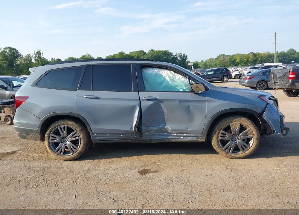 2022 HONDA PILOT VIN: 5FNYF6H39NB104031