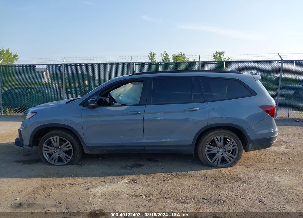2022 HONDA PILOT VIN: 5FNYF6H39NB104031