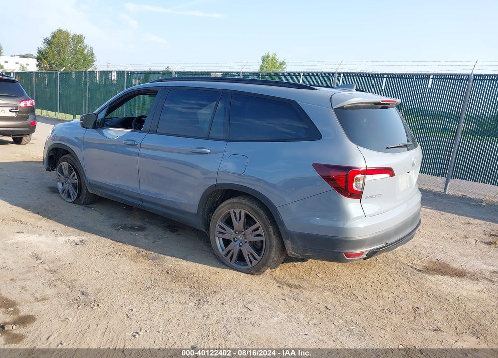 2022 HONDA PILOT VIN: 5FNYF6H39NB104031