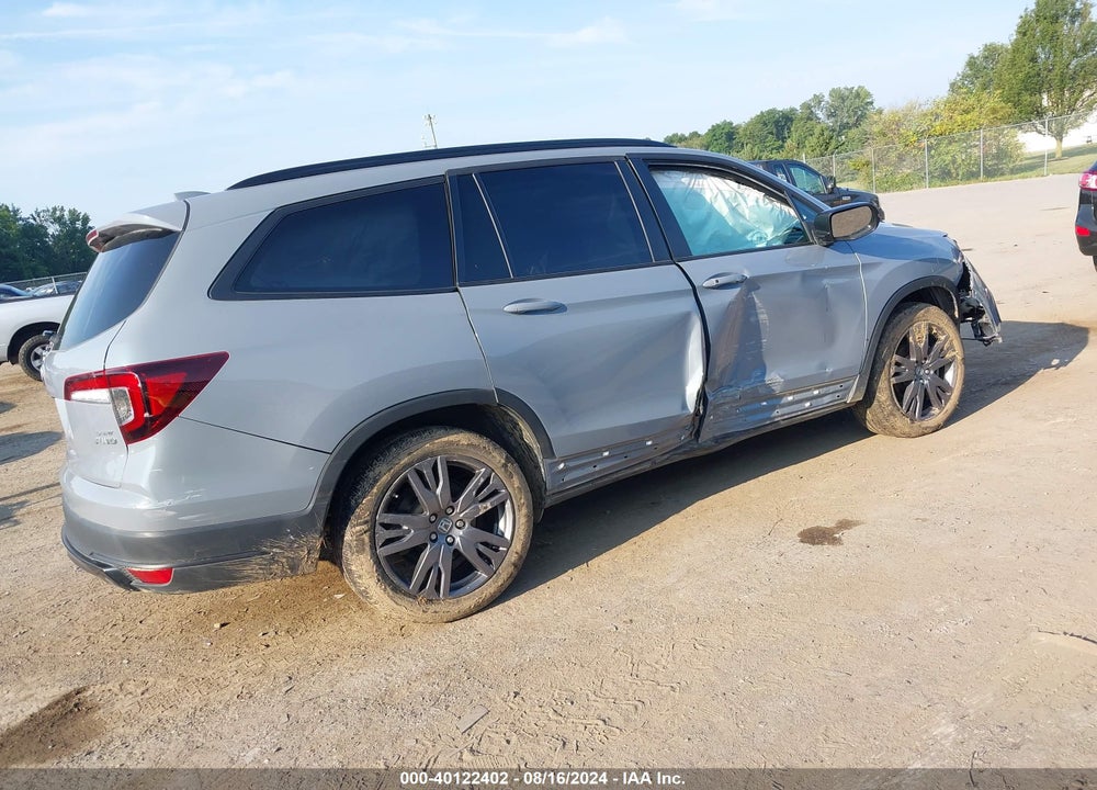 2022 HONDA PILOT VIN: 5FNYF6H39NB104031