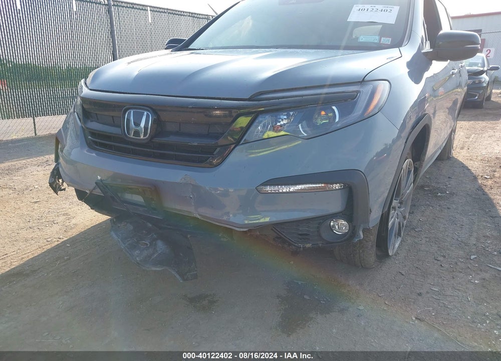 2022 HONDA PILOT VIN: 5FNYF6H39NB104031