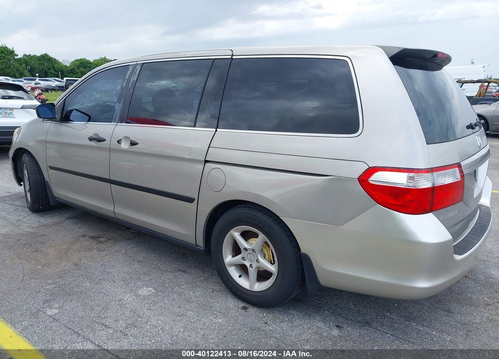 2006 HONDA ODYSSEY LX VIN: 5FNRL38246B107259