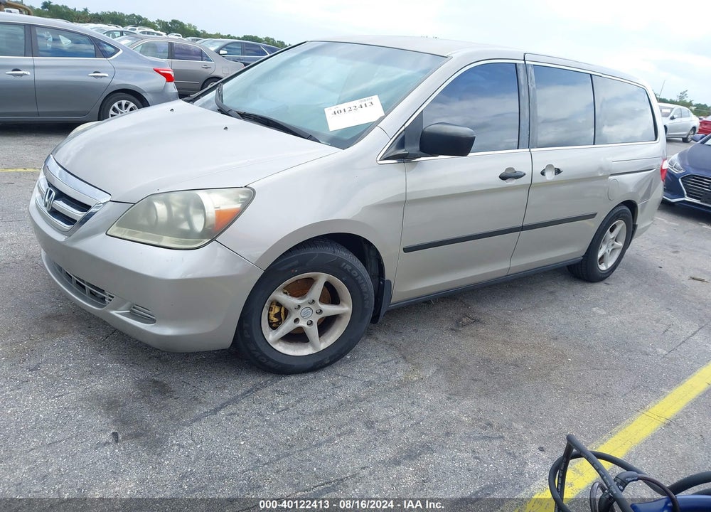 2006 HONDA ODYSSEY LX VIN: 5FNRL38246B107259