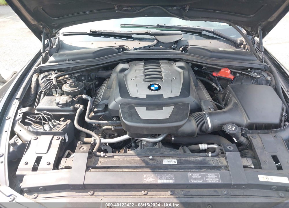2009 BMW 650I VIN: WBAEA53559CV92494