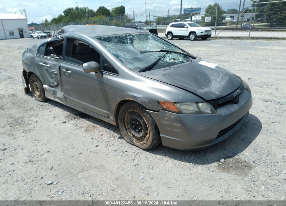 2007 HONDA CIVIC VIN: 1HGFA165X7L078621