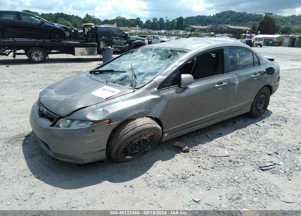 2007 HONDA CIVIC VIN: 1HGFA165X7L078621