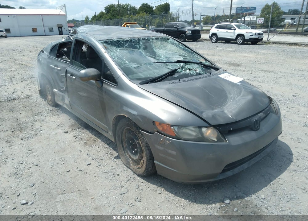 2007 HONDA CIVIC VIN: 1HGFA165X7L078621