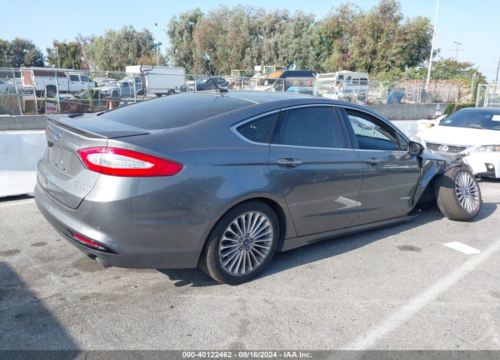 2014 FORD FUSION HYBRID TITANIUM VIN: 3FA6P0RU1ER366431