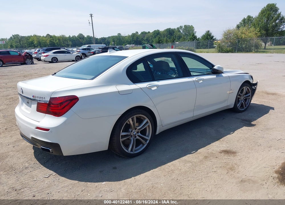 2013 BMW 750I XDRIVE VIN: WBAYB6C5XDC998067