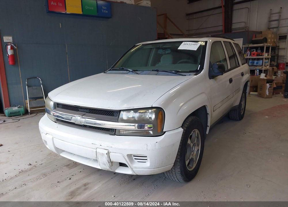 2007 CHEVROLET TRAILBLAZER LS VIN: 1GNDS13S172129675