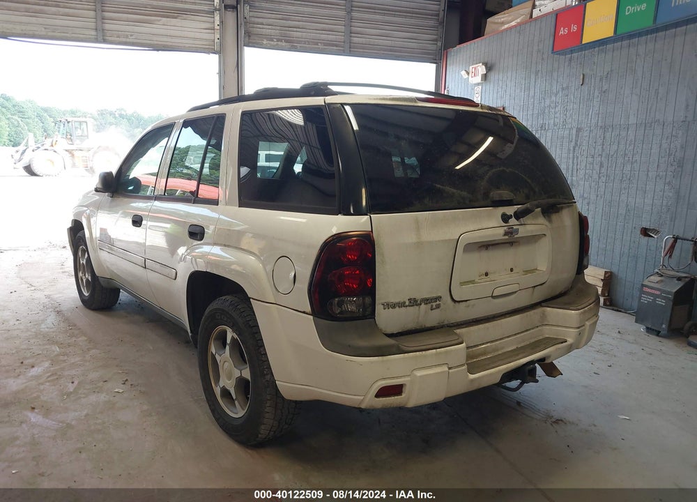 2007 CHEVROLET TRAILBLAZER LS VIN: 1GNDS13S172129675