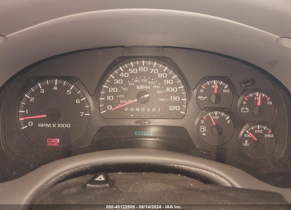 2007 CHEVROLET TRAILBLAZER LS VIN: 1GNDS13S172129675